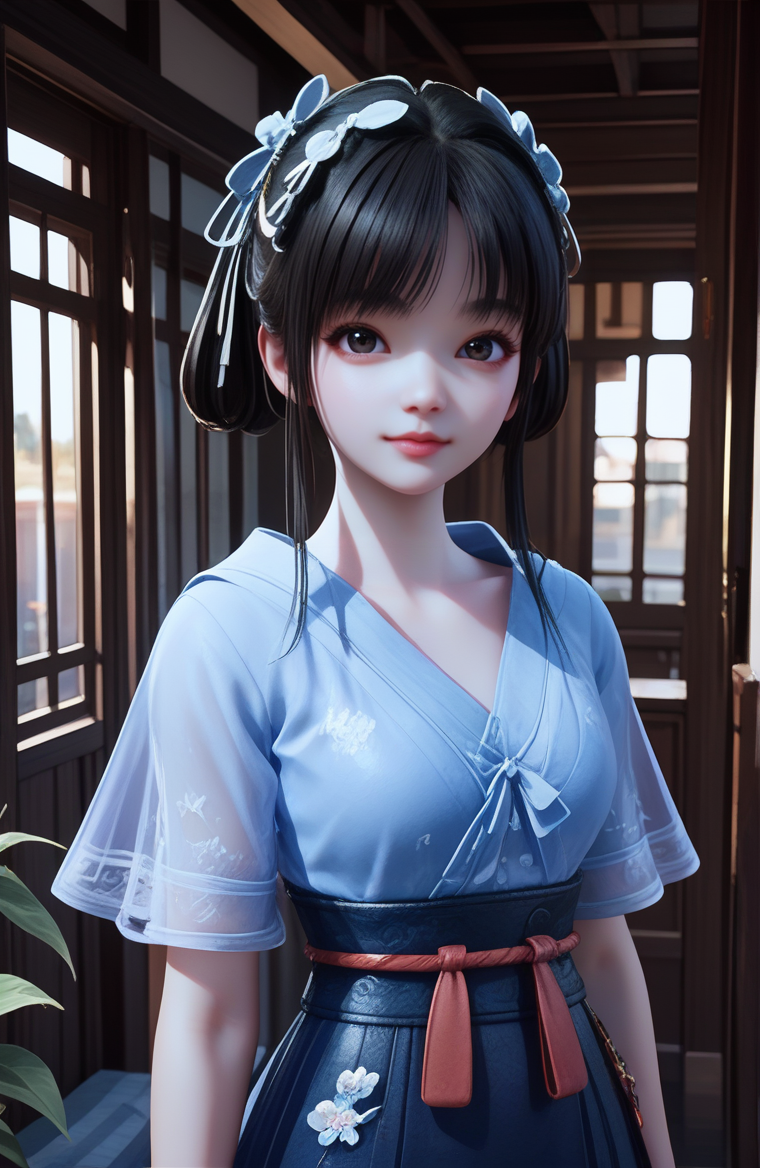 00970-1817274181-score_9,score_8_up,score_7_up,_1girl,cowboy_shot,_lora_白茉晴V2_1.4_,black hair,air bangs,(3d animation),black eyes,hair ring,hair.png